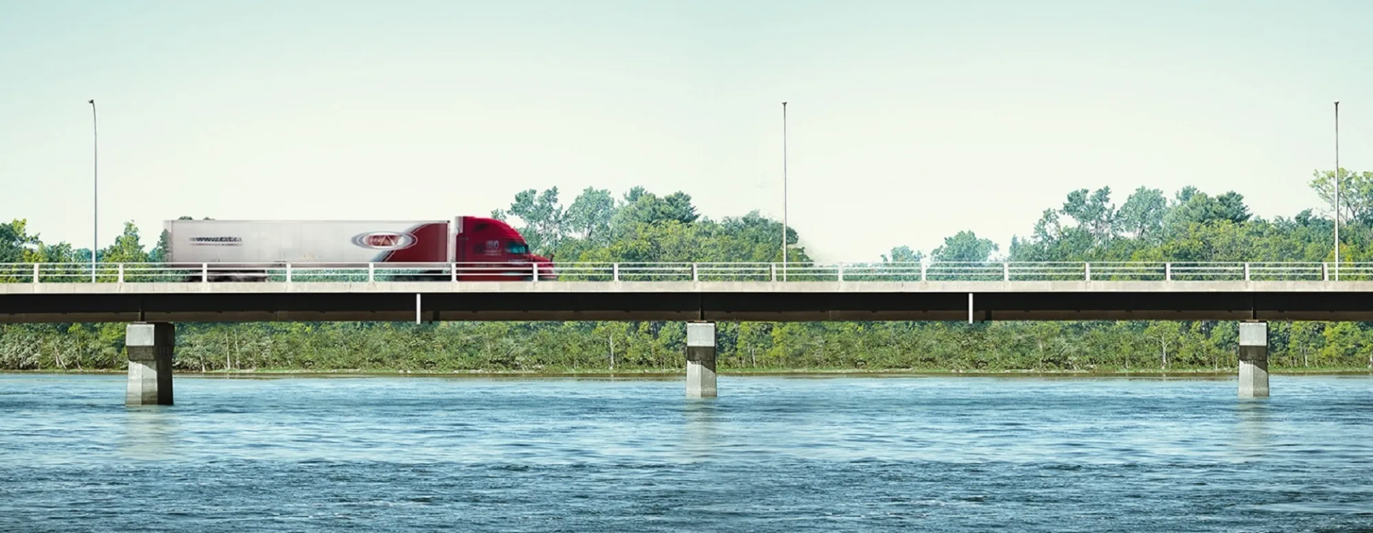Camion sur pont 1